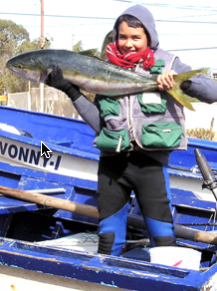 Fishing from a Baja panga is one of the best ways to put a smile on a young boy's face